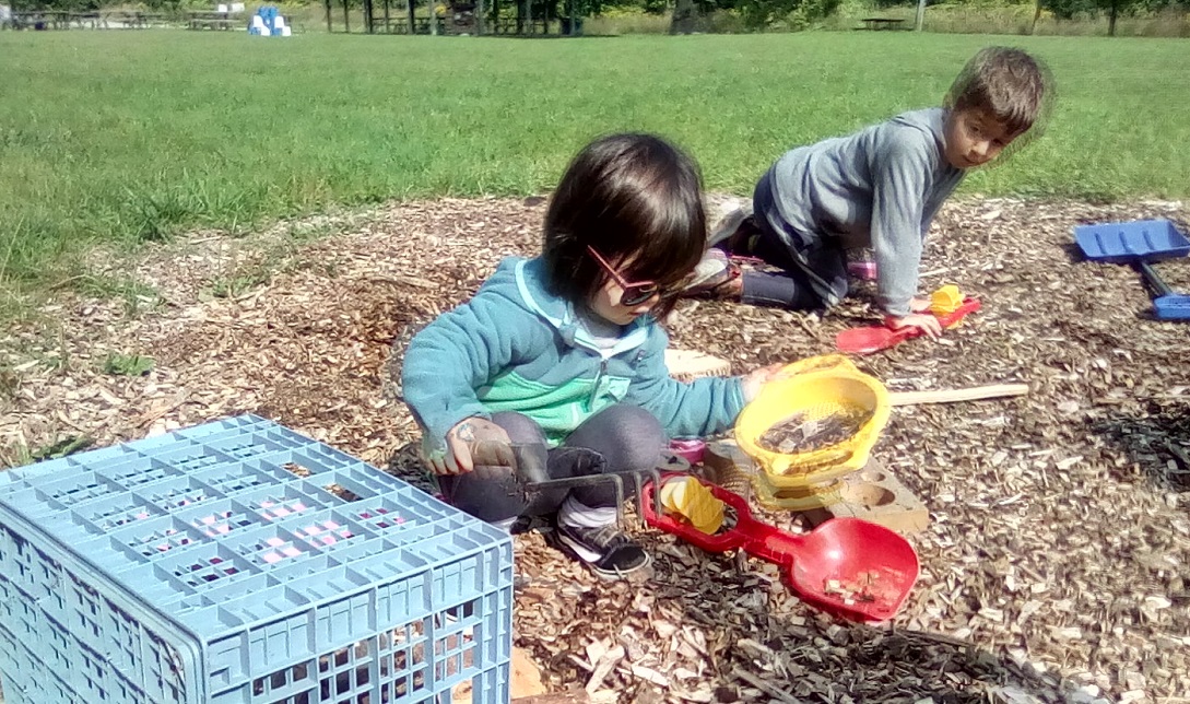 Nature School students at play