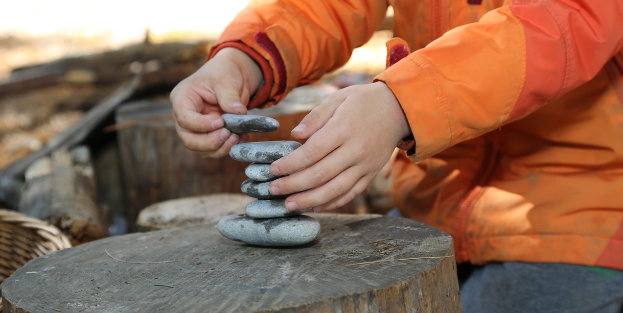 primary student takes part in Nature School program at Claireville Conservation Area