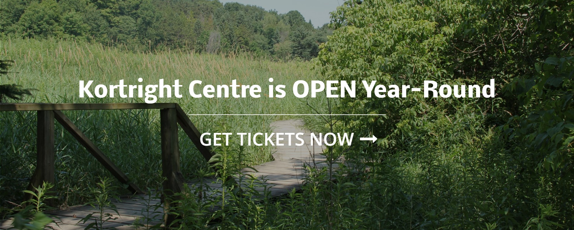 Kortright Centre for Conservation is open year-round